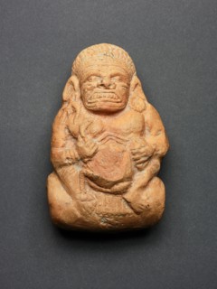 Toy Cart with Grimacing Potbellied Dwarf (Yaksha), 1st century B.C. Creator: Unknown.