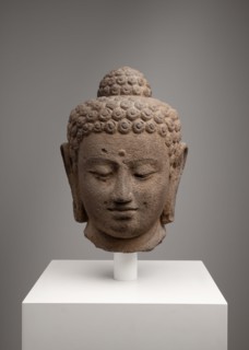 Head of Buddha, 9th century. Creator: Unknown.