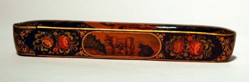 Pen Box (Qalamdan), Qajar dynasty (1796-1925), 19th century. Creator: Unknown.