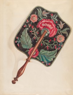 Fan, c. 1936. Creator: Ella Josephine Sterling.