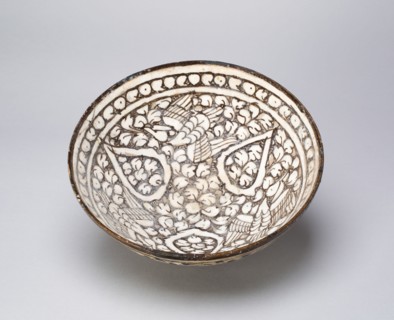 Bowl with Birds, Ilkhanid dynasty (1256-1353), late 13th/early 14th century. Creator: Unknown.