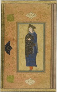 Portrait of a Young Prince, Safavid dynasty (1501-1722), c.1600/1630. Creator: Unknown.