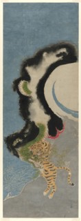 Dragon and tiger, c. 1780. Creator: Isoda Koryusai.