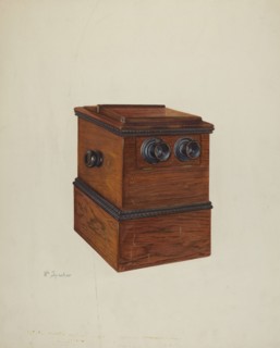 Stereoopticon, c. 1937. Creator: William Spiecker.