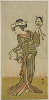 The Actor Yamashita Kinsaku II in an Unidentified Role, c. 1776. Creator: Katsukawa Shunko.