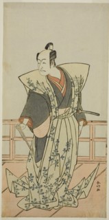 The Actor Ichikawa Danjuro V in an Unidentified Role, c. 1776. Creator: Katsukawa Shunko.