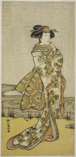 The Actor Segawa Kikunojo III in an Unidentified Role, c. 1779. Creator: Katsukawa Shunko.