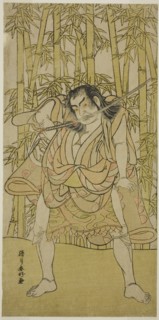 The Actor Nakamura Sukegoro II in an Unidentified Role, c. 1779. Creator: Katsukawa Shunko.