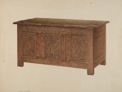 Chest, c. 1937. Creator: Charles Squires.