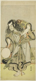 The Actor Nakamura Nakazo I as Monk Shunkan in the Play Hime Komatsu Ne no Hi..., c. 1778. Creator: Katsukawa Shunko.