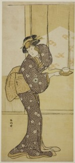 The Actor Iwai Hanshiro IV in an Unidentified Role, c. 1784. Creator: Katsukawa Shunko.