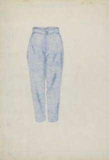 Shaker Man's Trousers, c. 1936. Creator: Alice Stearns.