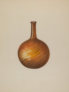 Bar Bottle, c. 1938. Creator: Isidore Steinberg.