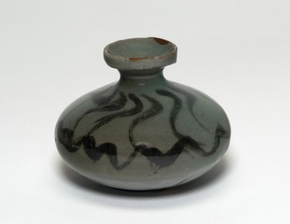Oil Bottle with Scrollwork, Korea, Goryeo dynasty (918-1392), mid-12th century. Creator: Unknown.