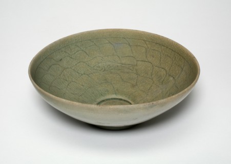 Bowl with Fish, Korea, Goryeo dynasty (918-1392), early 12th century. Creator: Unknown.