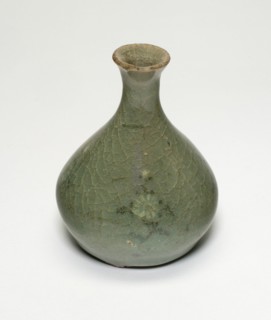 Vase with Chrysanthemum Flower Heads, Korea, Goryeo dynasty (918-1392), mid-13th century. Creator: Unknown.