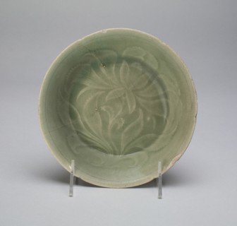 Bowl with Stylized Flowers and Leaves, Korea, Goryeo dynasty (918-1392), mid/late 12th century. Creator: Unknown.