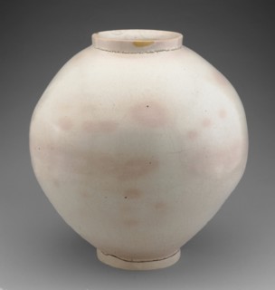 Moon Jar, Korea, Joseon dynasty (1392-1910), 17th century. Creator: Unknown.