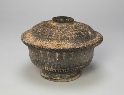 Covered Bowl, Korea, Unified Silla dynasty (668-935), 7th/8th century. Creator: Unknown.