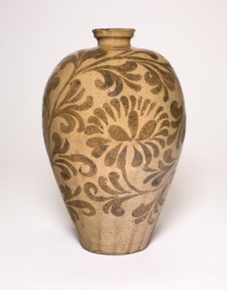 Vase with Stylized Floral Scrolls, Korea, Goryeo dynasty (918-1392). Creator: Unknown.