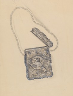 Card Purse, c. 1936. Creator: Ella Josephine Sterling.