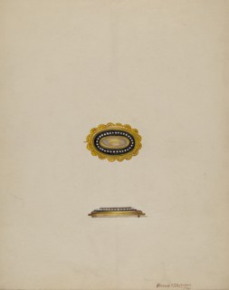 Brooch, 1936. Creator: Florence Stevenson.