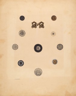 Buttons, 1937. Creator: Isidore Steinberg.