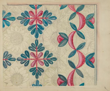 Patchwork Quilt, 1935/1942. Creator: Ella Josephine Sterling.