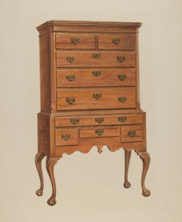 Highboy, c. 1936. Creator: Charles Squires.