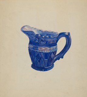 Early Sandwich Creamer, c. 1936. Creator: Ella Josephine Sterling.