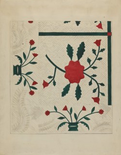 Quilt, c. 1936. Creator: Robert Stewart.