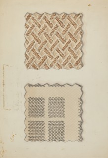 Vest Material, c. 1936. Creator: Robert Stewart.
