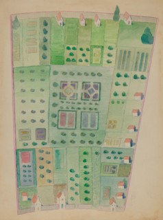 Dutch Garden Plan, c. 1936. Creator: George Stonehill.