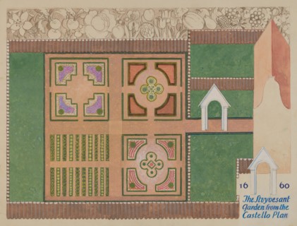 Peter Stuyvesant Garden, c. 1936. Creator: George Stonehill.