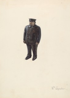 Bank: Policeman, c. 1937. Creator: William Spiecker.