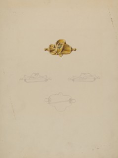 Brooch, c. 1937. Creator: Isidore Steinberg.