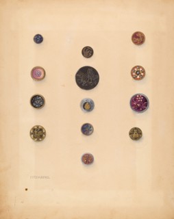 Buttons, c. 1937. Creator: Isidore Steinberg.