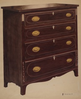 Chest of Drawers, c. 1937. Creator: Robert Stewart.