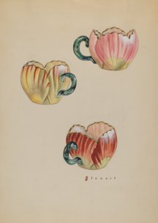 Tulip Cups, c. 1937. Creator: Robert Stewart.