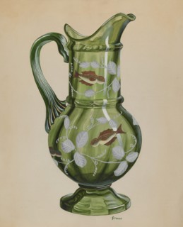 Green Pitcher, c. 1937. Creator: Robert Stewart.