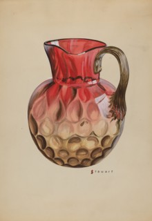 Pitcher, c. 1937. Creator: Robert Stewart.
