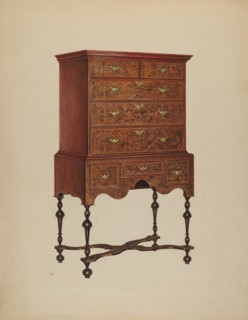 Highboy, c. 1938. Creator: Charles Squires.