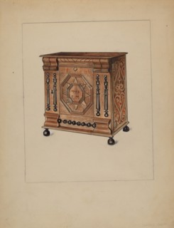 Cabinet for Storage, c. 1938. Creator: Charles Squires.