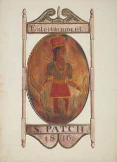 Tavern Sign, c. 1938. Creator: Alice Stearns.