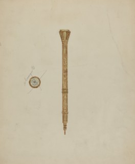 Refillable Pencil, c. 1941. Creator: Mary Fitzgerald.