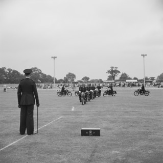 Copthall Stadium, Hendon, Barnet, London, 25/06/1966. Creator: John Laing plc.