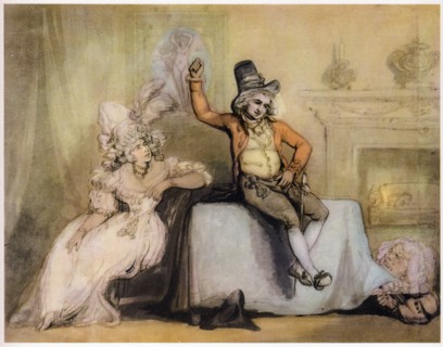 Mr. Bannister and Miss Orser, c1780-1825. Creator: Thomas Rowlandson.