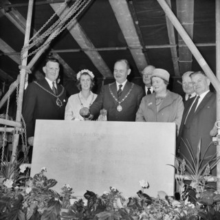 County Hall, A6352, Aykley Heads, Durham, County Durham, 03/08/1960. Creator: John Laing plc.