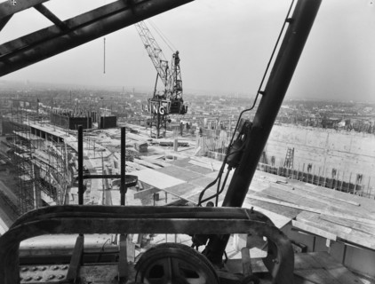 Empress State Building, Lillie Road, Earl's Court, Hammersmith and Fulham, London, 08/05/1961. Creator: John Laing plc.
