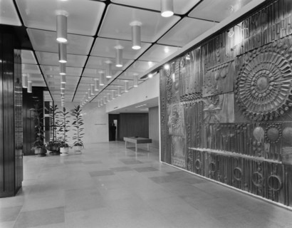 CIS Building, Cooperative Insurance Society Tower, Miller Street, Manchester, 16/10/1962. Creator: John Laing plc.